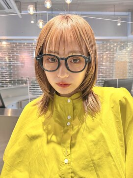 ジーナリア(Xena ria) 韓国風巻き/くすみベージュ/ホワイトブロンド★46