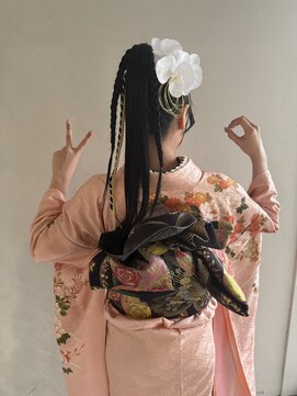 Idk 成人式ヘアセット