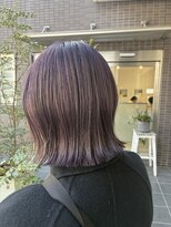 アルジャーノンリトリート(ALGERNON retreat)&nbsp;ラベンダーベージュ×切りっぱなしボブ