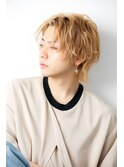 グレージュ×ナチュラル×爽やか×束感×ツーブロック