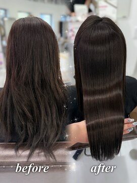 ハピネス 梅田茶屋町店(HAPPINESS) 韓国風/レイヤーカット/顔周り/顔まわり/髪質改善/ベージュ