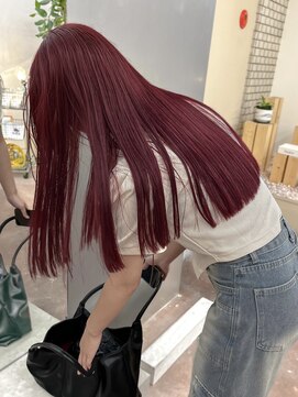 パークレーン アイス イヴェン(park lane ICI yeven) ラベンダーボルドー　チェリーブラウン ブリーチなし/akari