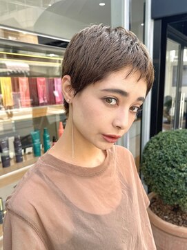 ピークアブー ワン(PEEK-A-BOO ONE) ベリーショート#ショートブラウン#ショートカット