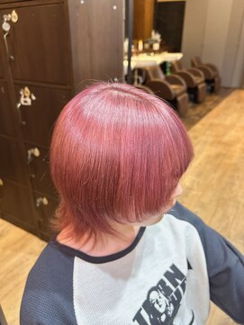 シアン 八王子店(SHIAN) 【SHIANすずか】ピンクカラー　ブリーチカラー　暖色カラー