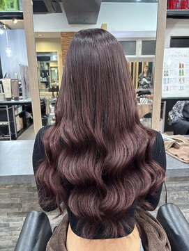 ラピス 横浜(Lapis) ミルクティーベージュシールエクブリーチカラーレイヤーカット