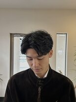 ディッセンバー 伊勢崎(December) メンズショート/センターパート/パーマ/ニュアンスパーマ