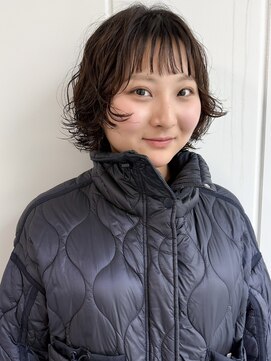 ジュリエッタ(giulietta) ボブ　デジタルパーマ　ドライパーマ　ニュアンス　前上がりボブ