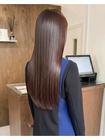 零秒女髪 千里丘店 髪質改善でつくる美艶ストレートロングスタイル艶髪美髪艶感