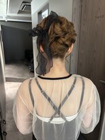 ポノ(po_no) お呼ばれアレンジお団子アップスタイル