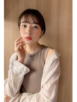 トイロ 武蔵小杉(Toiro) 丸みショートシースルーバングマッシュショート