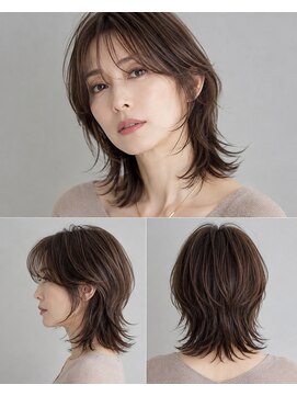くらげ美容院 武蔵小杉 大人ウルフスタイル
