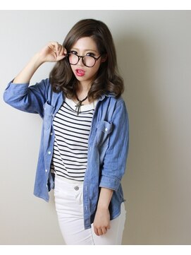 エフエフヘアー(ff hair) 【ff hair】黒髪風☆ダブルカラー＋ダークパールブラウン系