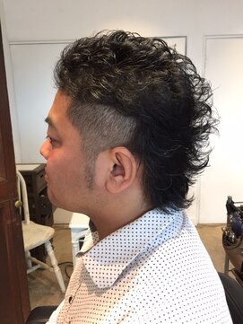 カロン(CA-LON) 【ちょっと攻めのメンズ】ウルフモヒカンショート