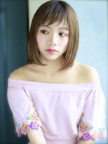 バース(BIRTH)&nbsp;天神【BIRTH】大人かわいいハニーヘアボブ☆グレージュ