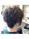 【hhair四条大宮】クセを活かしたショートスタイル