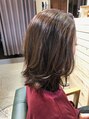 ココ テラス(coco-terrasse) 低ダメージのカラーを使用した透明感のあるカラーが得意です