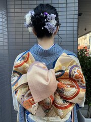 成人式ヘアアレンジ【ルナ大船店】