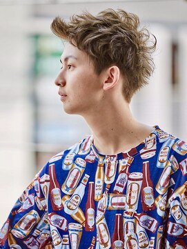 ノイ 経堂(noi) シルバーカラー/アップバング/ウェーブパーマ[経堂/経堂駅]