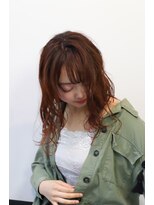 シーン 読売ランド前(SCENE) ブリーチなしで透明感たっぷりオレンジベージュ