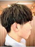 カジュアルもお任せ★波打ちショートマッシュ