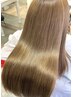 【髪質改善ヘアエステ】ナチュラル縮毛矯正エステ（カット込み）¥24200