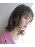 抜け感×アンニュイカール×透けバング×ミントアッシュ