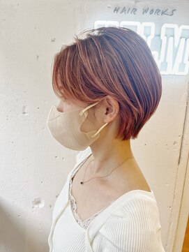 ヘアーワークス ヘルム 渋谷店(HAIR WORKS HELM) ［HELM渋谷］大人カワイイショートヘア☆