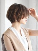 美シルエット×立体感×上質大人ショートボブ【担当BISA】