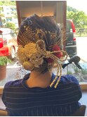水引ヘアセット成人式@岩下10/30