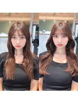 ミラリー トウキョウ(Mirareee Tokyo)&nbsp;20代30代40代◎韓国ヘアー顔周りレイヤー青髪似合わせカットロブ