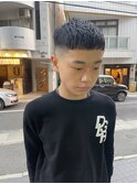 スキンフェードツイストスパイラルツーブロックマッシュ4