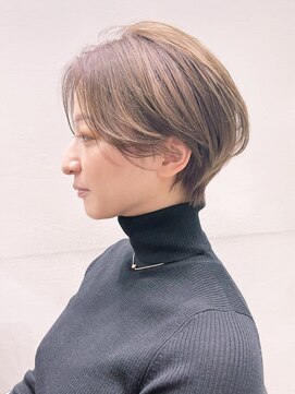 アルバム 渋谷パルコ(ALBUM) 大人ショート_グレージュカラーボブウルフ_ba366572