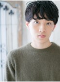 ナチュラルなゆるふわ巻きパーマ刈り上げマッシュg名護大東