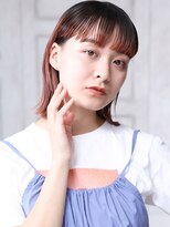無垢(muku)&nbsp;大人可愛い小美髪ツヤ髪外ハネボブバイカラーA3