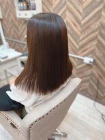 ヘアメイクゼロ 坂戸駅前店(hairmake zero)&nbsp;カット+酸性ストレート+ケラウオーターTR