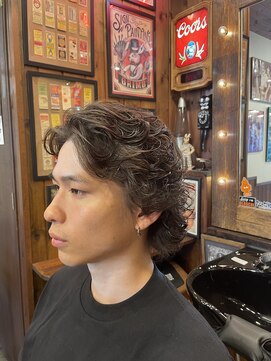 ヘアーデザイン スワロー(hair design Swallow) ミディアムパーマ