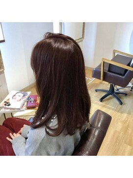 トムヘアー(TOM HAIR) くすみピンクカラー