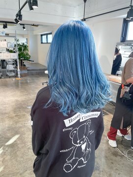 ニュート(Neut ) ハイトーンブルーカラー/ケアブリーチ/ダブルカラー/名古屋