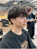 無造作パーマニュアンスパーマ刈り上げ東区松崎
