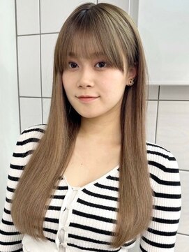 ウィコ 新宿(WICO) グレージュエクステ[新宿駅/切りっぱなしボブ/エアリーロング］