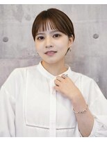 アイスバーグ(eyesburg)&nbsp;前髪あり大人ショート丸みショートマロンベージュ