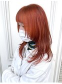 アプリコットオレンジ【山口市美容室】