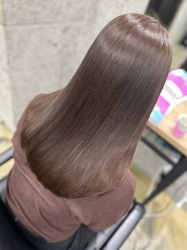 ウィールール 手稲店(WE RULE) 髪質改善ストレート/艶髪ナチュラルブラウン