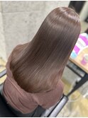 髪質改善ストレート/艶髪ナチュラルブラウン