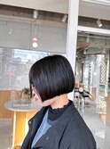 フラットボブ 髪質改善 ショート 質感調整