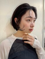 ミンクス 青山店(MINX) くせ毛風ワンカールパーマボブ