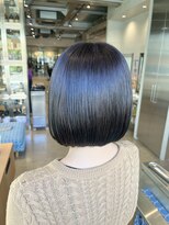 オーガニック リブ 川越(organic+live)&nbsp;丸みショートボブダークグレー