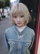 クペウ ローウェン(cope'u ROWEN)&nbsp;渋谷/ウルフカット レイヤー デザインカラー ルーツカラー