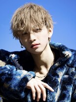 リップス 表参道店(LIPPS)&nbsp;【ホワイトブロンドマッシュ】メンズブリーチカラー