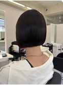 内巻き顎下1cmボブ